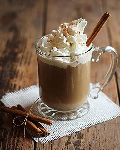 chocolate drink with whipped cream
